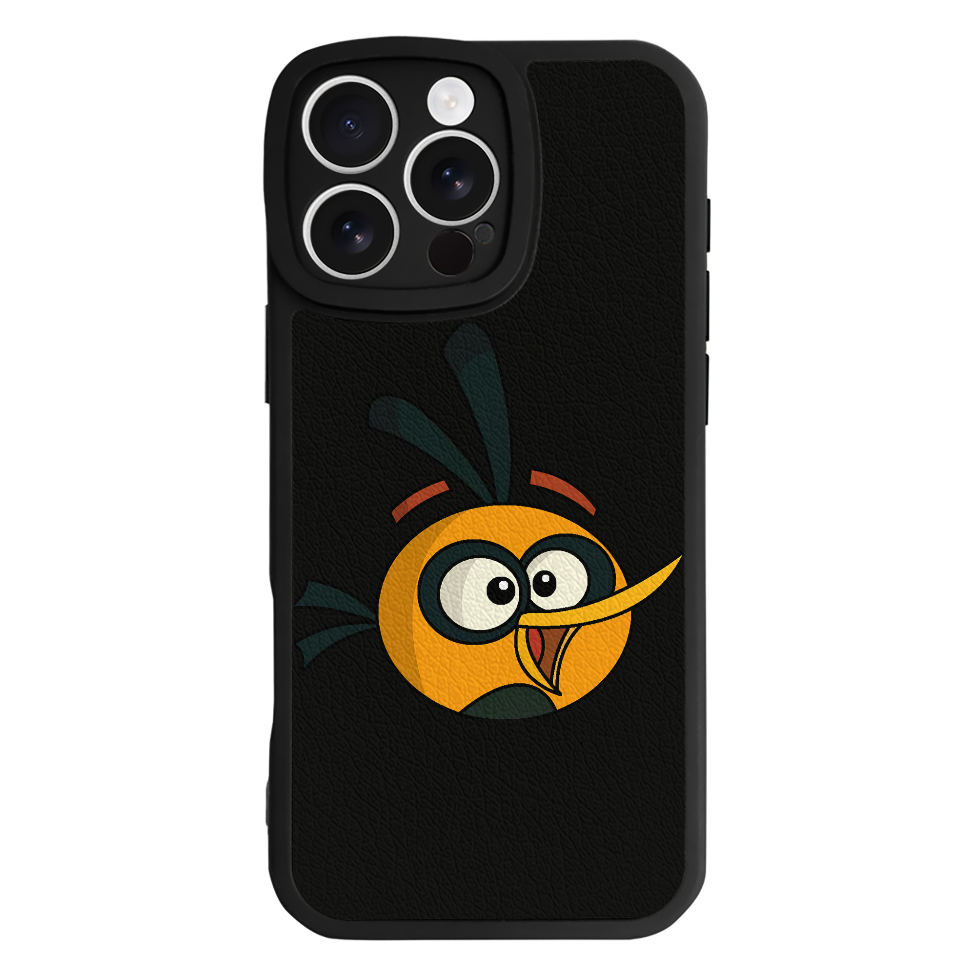 （画像用） Angry Birds アングリーバード 【iPhone 16シリーズ対応】シリコンスマホケース（レザー調） 材質：シリコン